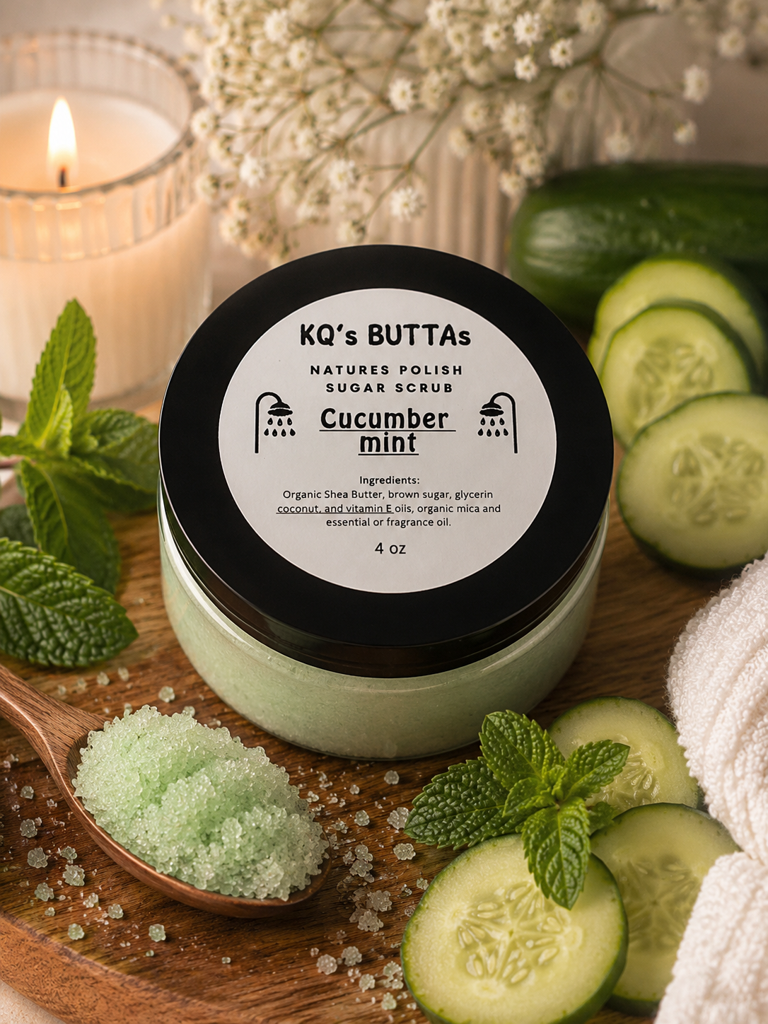 Foaming Exfoliating Sugar Scrubs (4OZ SIZE ONLY)