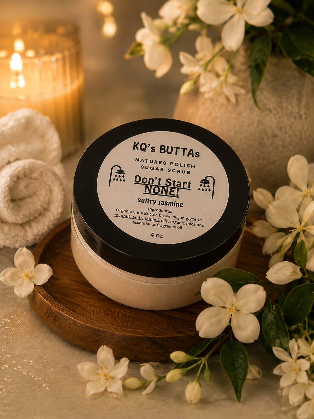 Foaming Exfoliating Sugar Scrubs (4OZ SIZE ONLY)