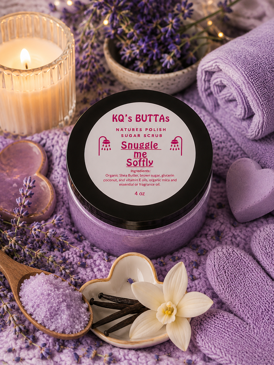 Foaming Exfoliating Sugar Scrubs (4OZ SIZE ONLY)