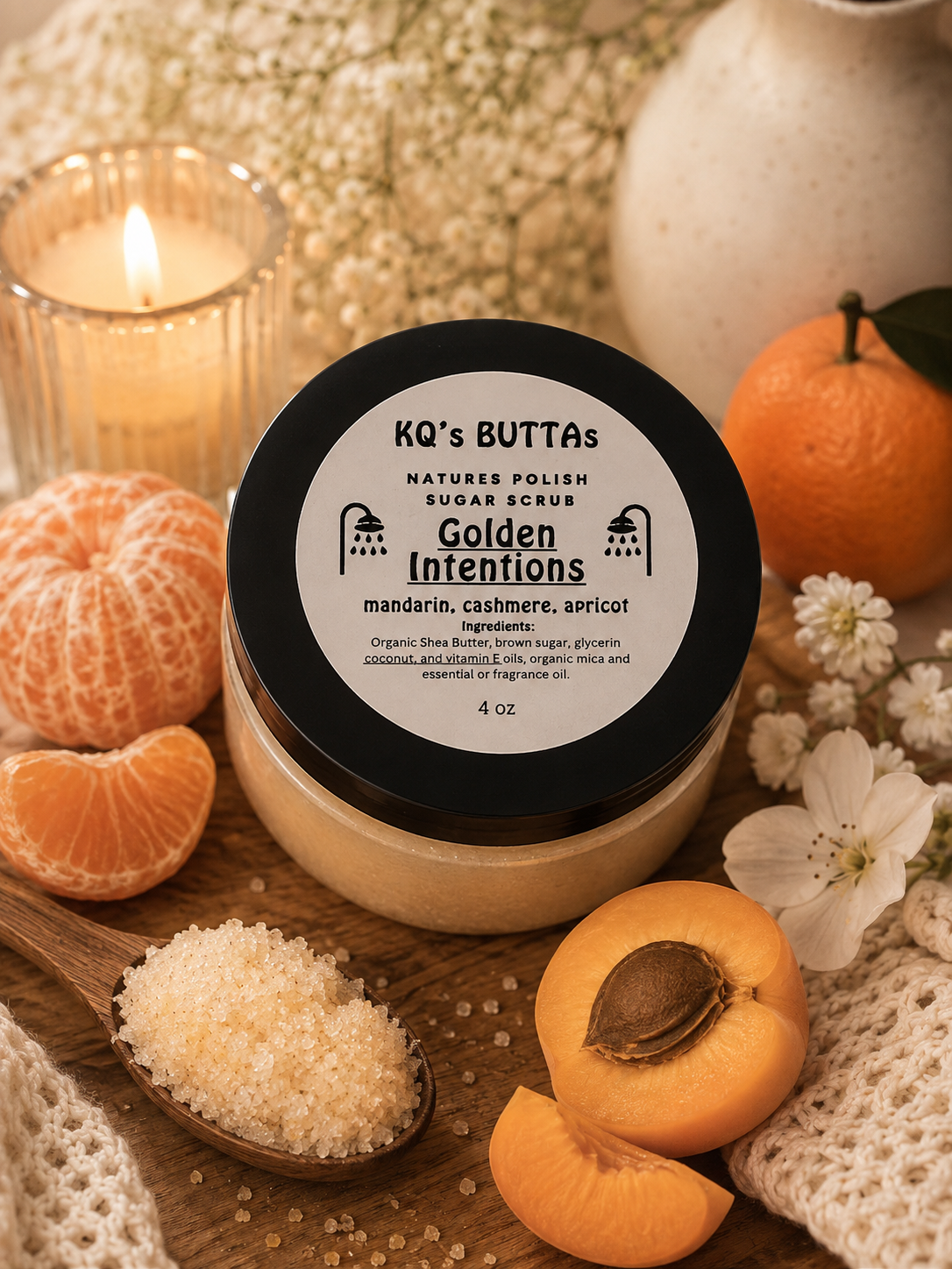 Foaming Exfoliating Sugar Scrubs (4OZ SIZE ONLY)