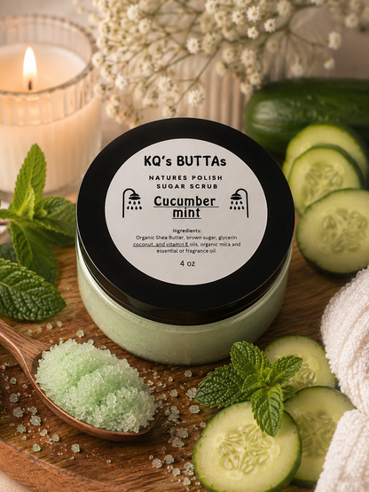 Foaming Exfoliating Sugar Scrubs (4OZ SIZE ONLY)
