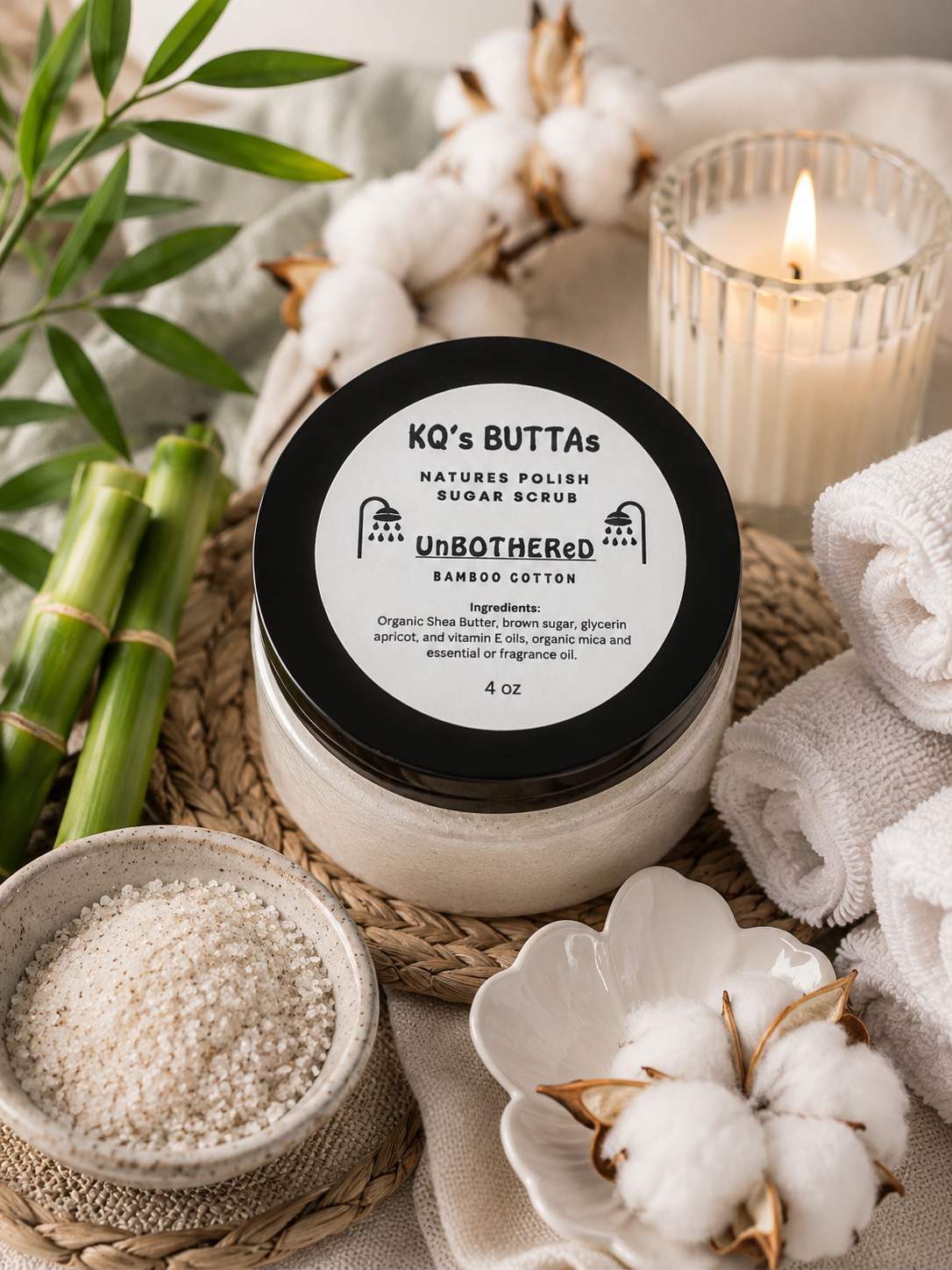 Foaming Exfoliating Sugar Scrubs (4OZ SIZE ONLY)