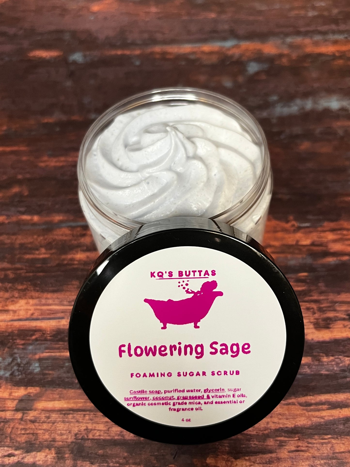 Foaming Exfoliating Sugar Scrubs