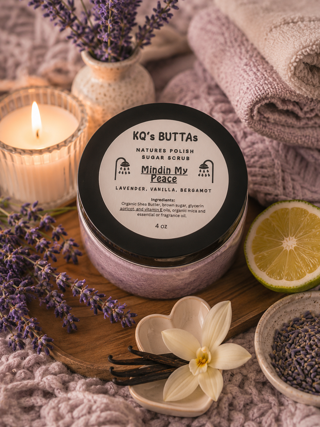 Foaming Exfoliating Sugar Scrubs (4OZ SIZE ONLY)