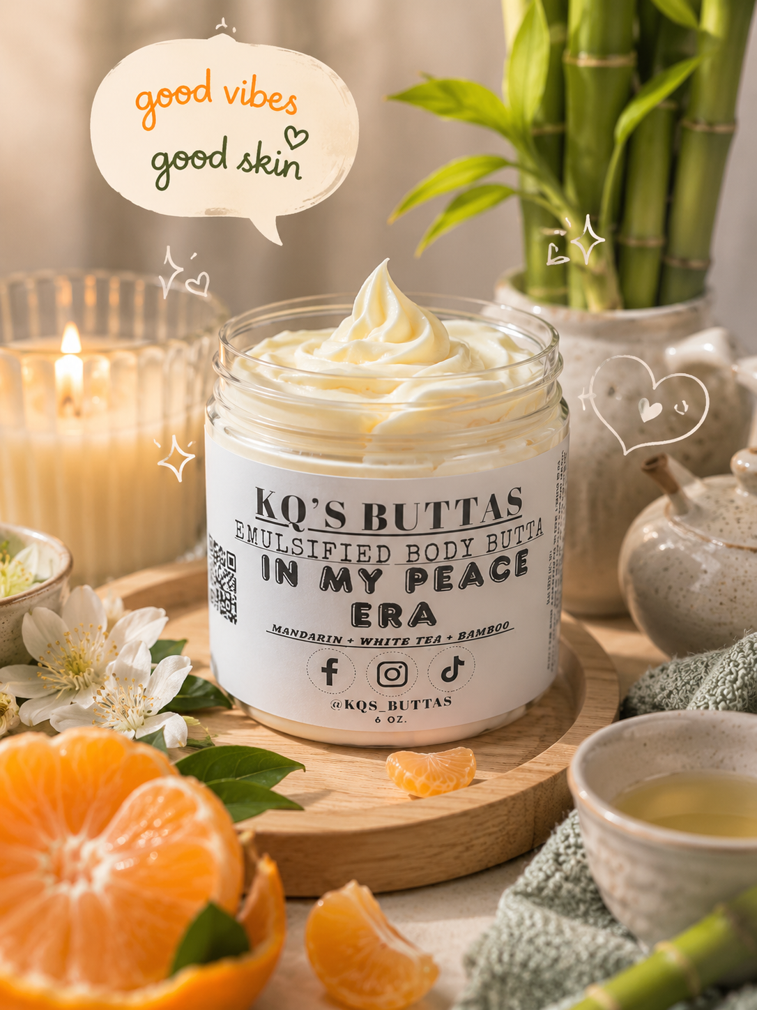 EMULSIFIED BODY BUTTAs     (6 oz)