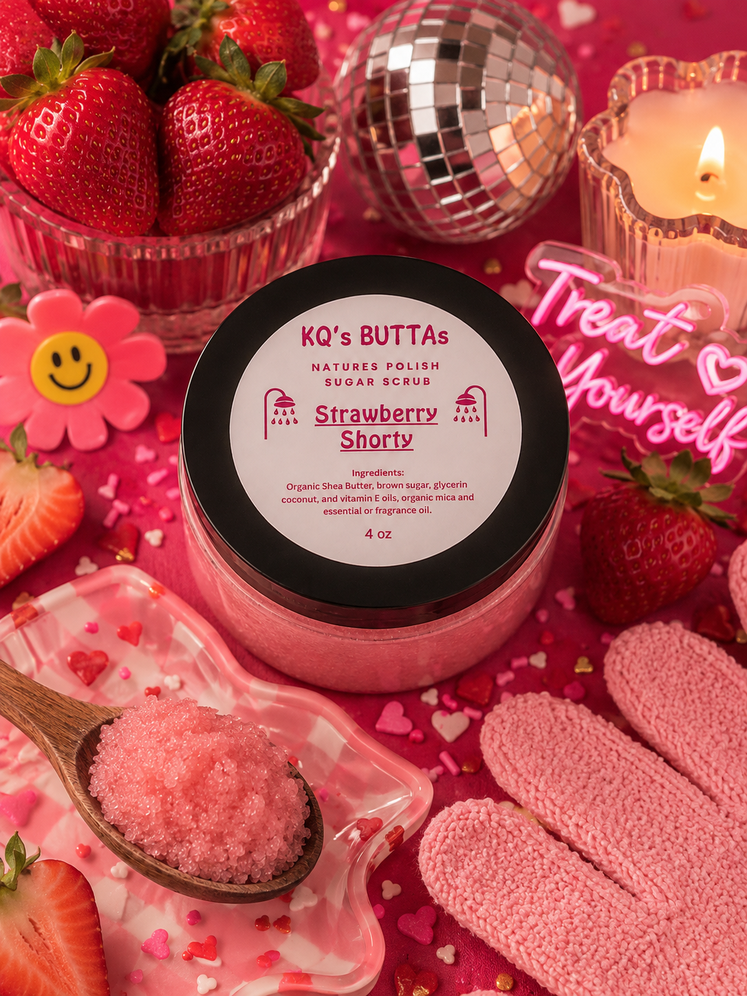 Foaming Exfoliating Sugar Scrubs (4OZ SIZE ONLY)