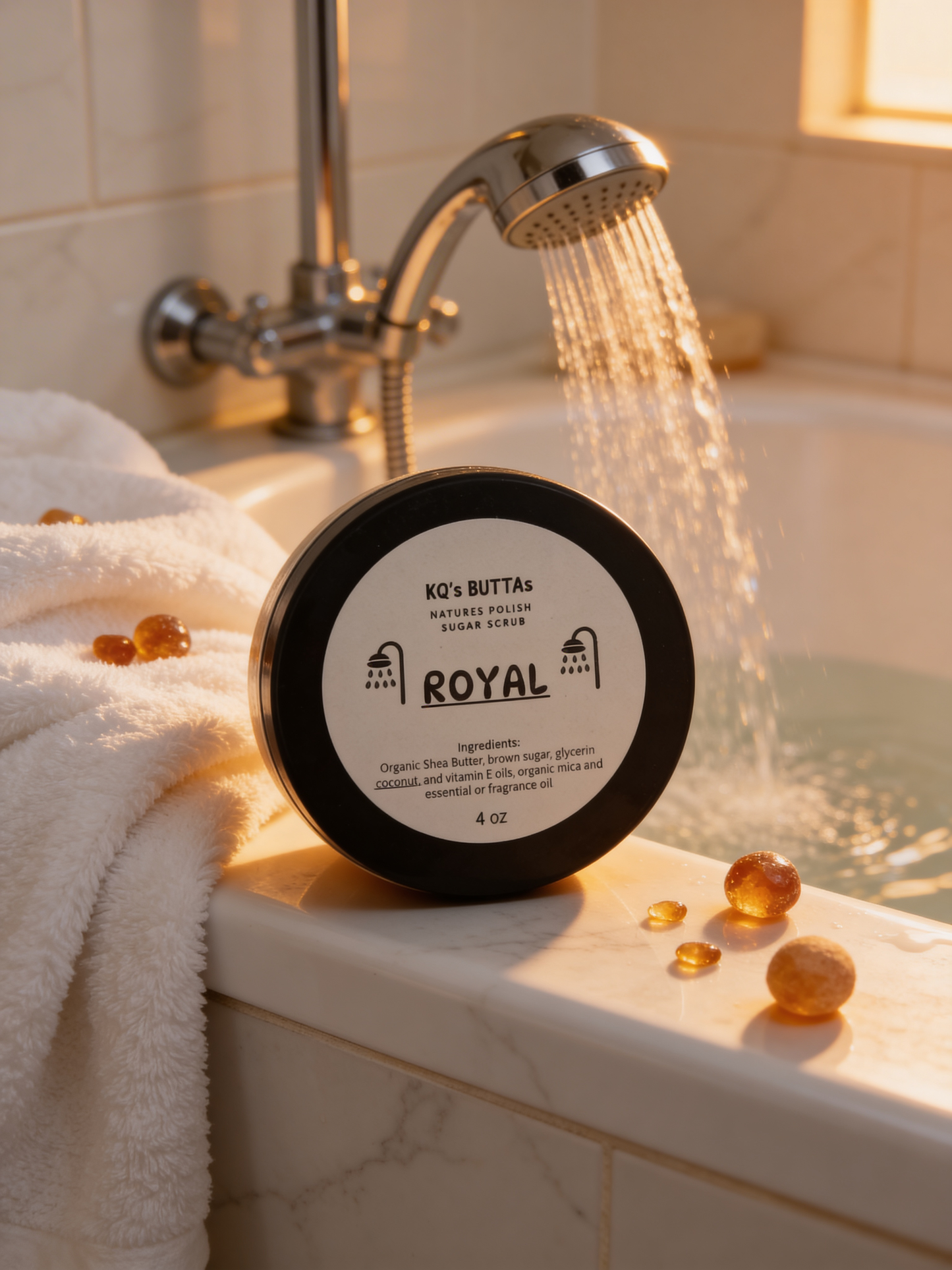 Foaming Exfoliating Sugar Scrubs (4OZ SIZE ONLY)