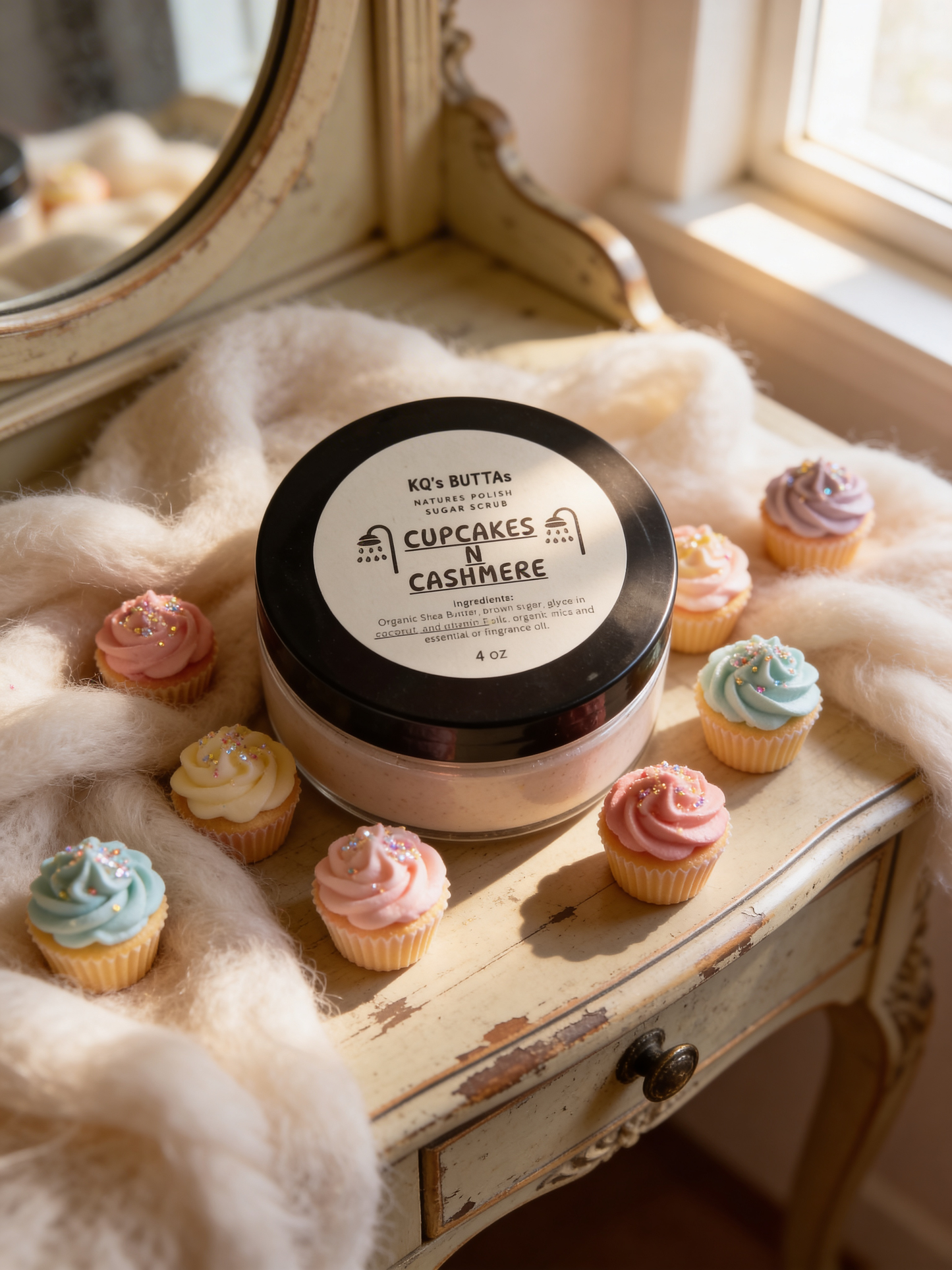 Foaming Exfoliating Sugar Scrubs (4OZ SIZE ONLY)