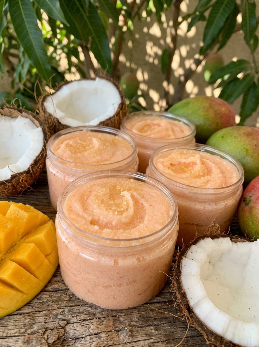 Foaming Exfoliating Sugar Scrubs (4OZ SIZE ONLY)