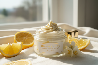 KQs buttas 4 oz whipped lemon cashmere body butter
