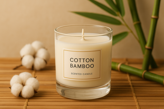 KQ's BUTTAs cotton bamboo candle