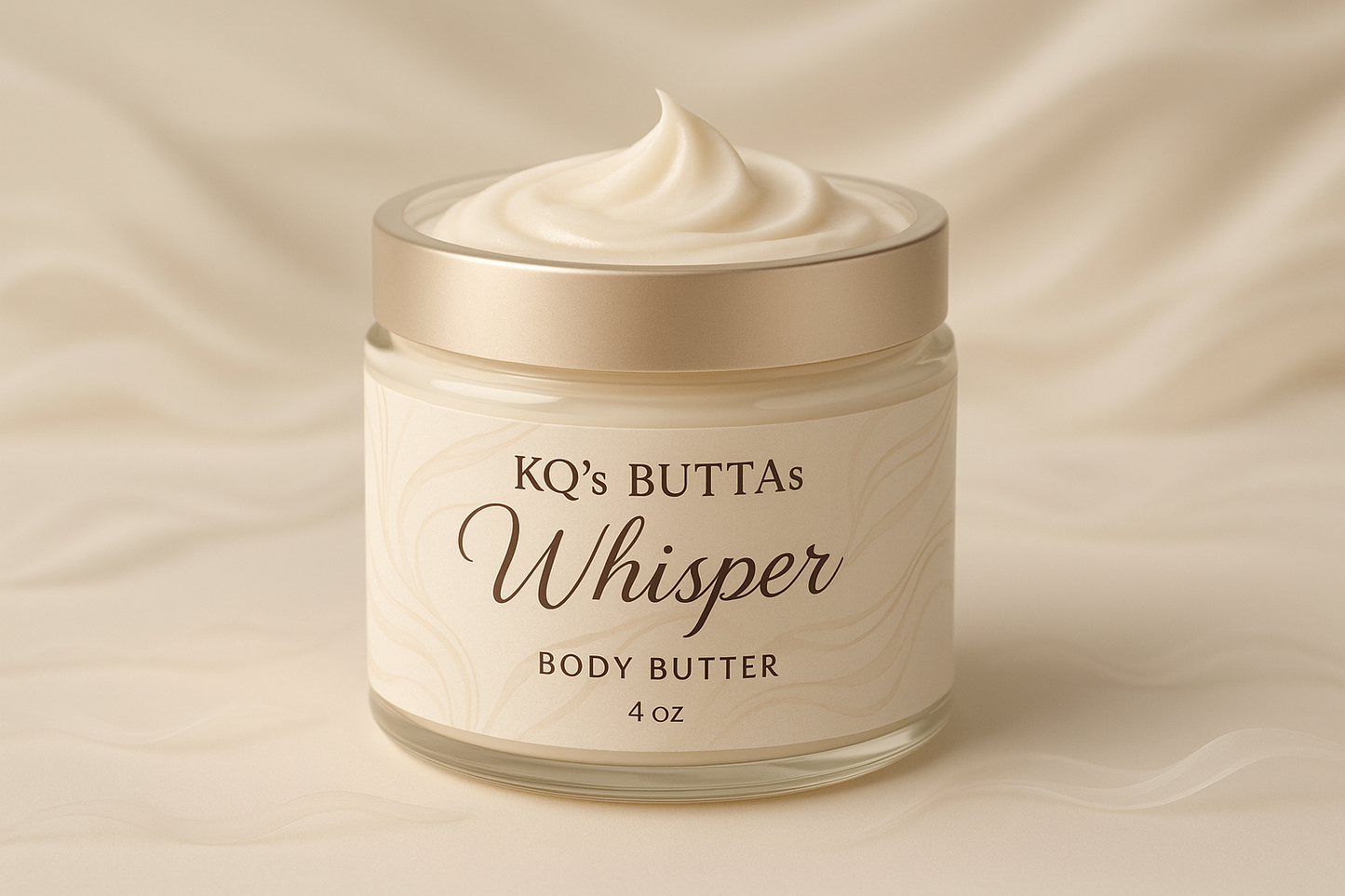 KQ's BUTTAs Whisper 4 oz Body Butter